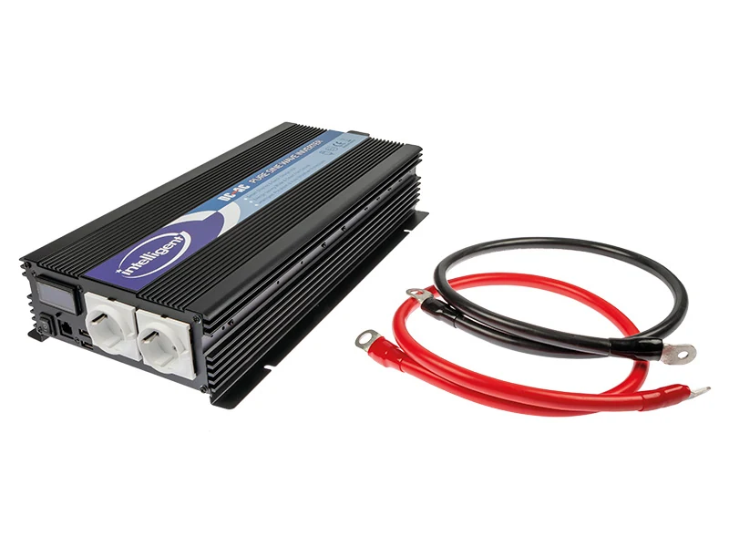 INTELLIGENT Ren Sinusvåg Inverter 2000W 230VAC/12V - Ledextraljus.eu