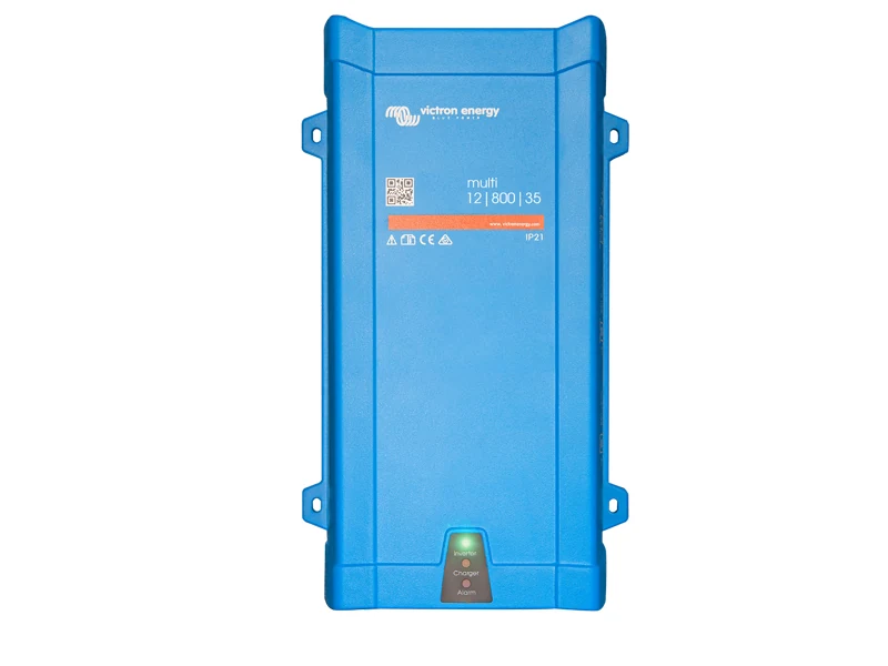 Victron Energy True Sine Wave Inverter 800VA med laddare 230VAC/12V - Ledextraljus.eu