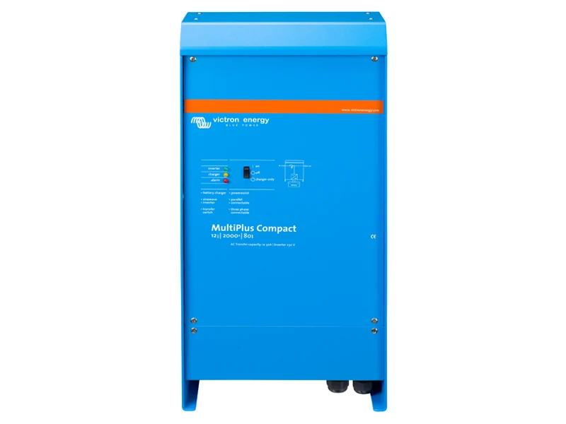 Victron Energy True Sine Wave Inverter 2000VA med laddare 230VAC/12V - Ledextraljus.eu
