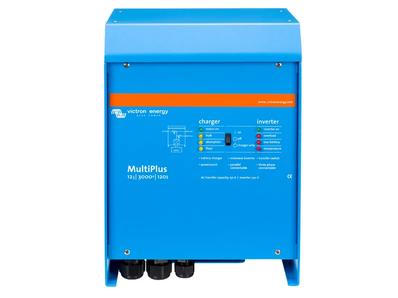 Victron Energy MultiPlus 3000VA Inverter med Laddare 230VAC/12V - Ledextraljus.eu