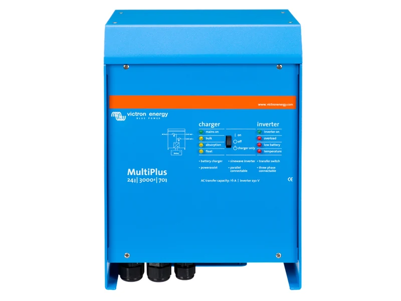 Victron Energy MultiPlus 3000VA Inverter med Laddare 230VAC/24V - Ledextraljus.eu