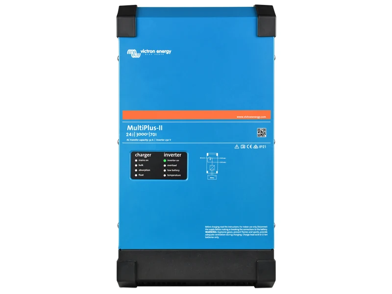 Victron Energy MultiPlus II 230V 3000VA Inverter med Laddare 230VAC/24V - Ledextraljus.eu