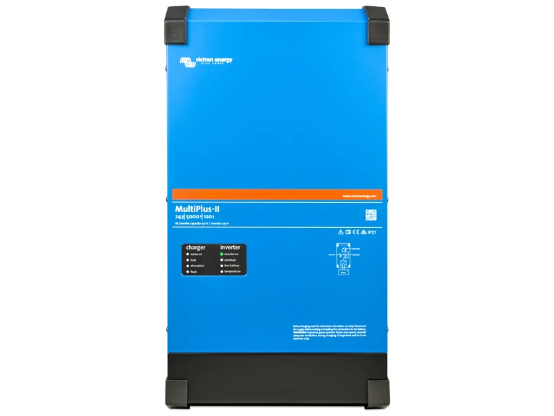 Victron Energy MultiPlus-II 24/5000/120-50 Inverter med Laddare 230VAC/24V - Ledextraljus.eu