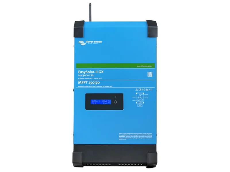 Victron Energy EasySolar II GX 24V 230VAC/24V All-in-one Solarlösning - Ledextraljus.eu