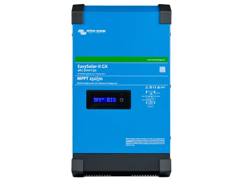 Victron Energy EasySolar II GX 48V 230VAC/48V All-in-one Solarlösning - Ledextraljus.eu