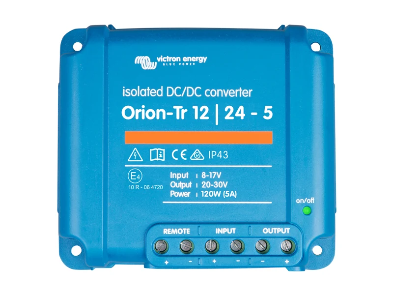 Victron Energy Orion-Tr Isolated DC-DC Omvandlare 12V→24V 5A - Ledextraljus.eu