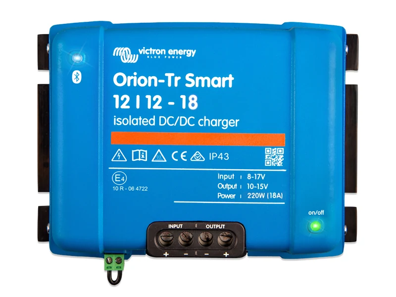 Victron Energy Charger DC-DC Orion-Tr Smart Isolerad 12V→12V 18A (220W) - Ledextraljus.eu