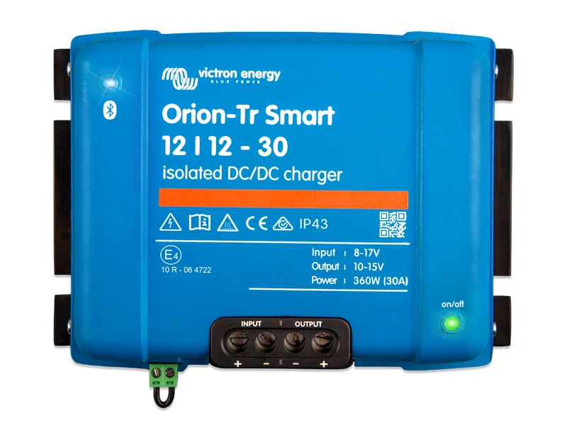 Victron Energy Charger DC-DC Orion-Tr Smart Isolerad 12V→12V 30A (360W) - Ledextraljus.eu