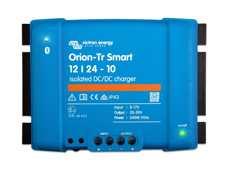 Victron Energy Charger DC-DC Orion-Tr Smart Isolerad 12V→24V 10A (240W) - Ledextraljus.eu
