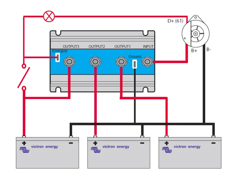 Victron Energy Argofet 200-3 Batteriövervakning 12/24V 200A - Bild 4
