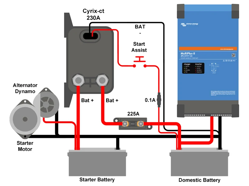 Victron Energy Cyrix-CT Batteriövervakning 12/24V 230A - Bild 4