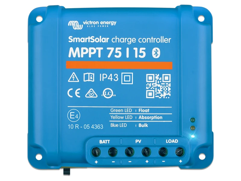 Victron SmartSolar MPPT 75/15 Solcellsregulator - Ledextraljus.eu