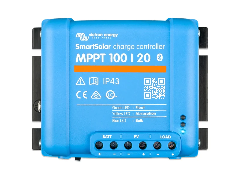 Victron SmartSolar MPPT 100/20-48V Solcellsregulator - Ledextraljus.eu
