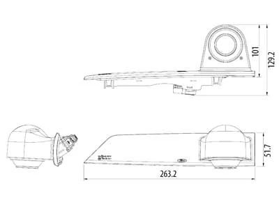 Bromsljuskamera till Ford Transit Custom 2012-2015 - Bild 4
