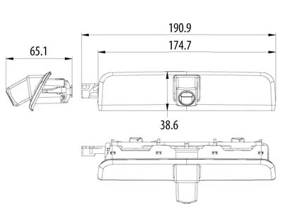 Bromsljuskamera till VW Caddy 2003-2015 - Bild 4
