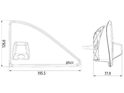 Bromsljuskamera till Nissan NV400, Opel Movano, Renault Master 2010-2016 - Bild 4