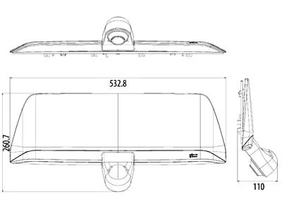 Bromsljuskamera till VW Crafter 2017- - Bild 4