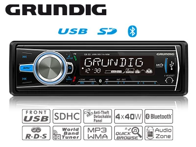 Grundig Autostereo GX-33 - Ledextraljus.eu