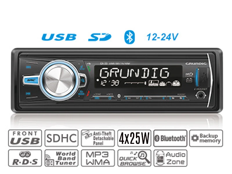 Grundig Autostereo GX-3324 - Ledextraljus.eu