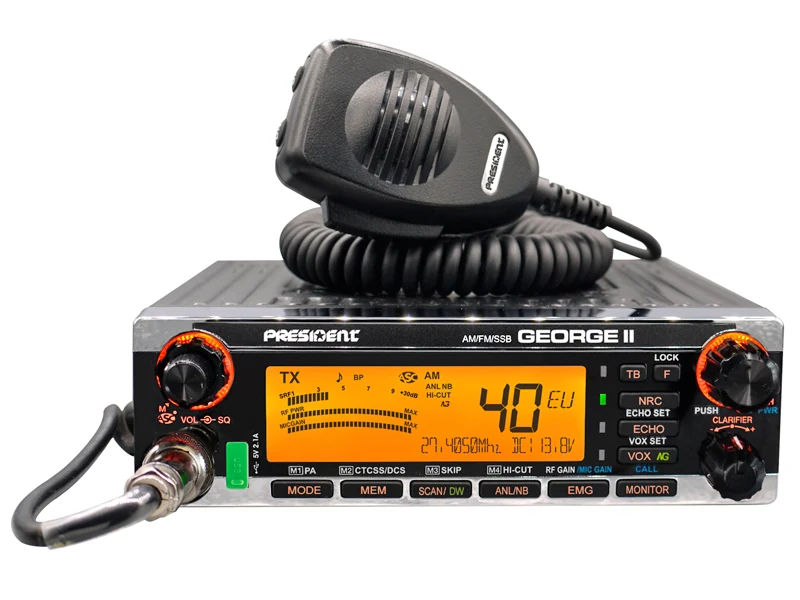 CB Radio George II - PRESIDENT - Ledextraljus.eu