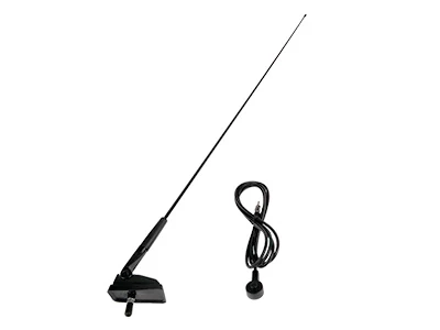 Universal Fiberglas Bilantenn 80cm med 2.1m Kabel - Ledextraljus.eu