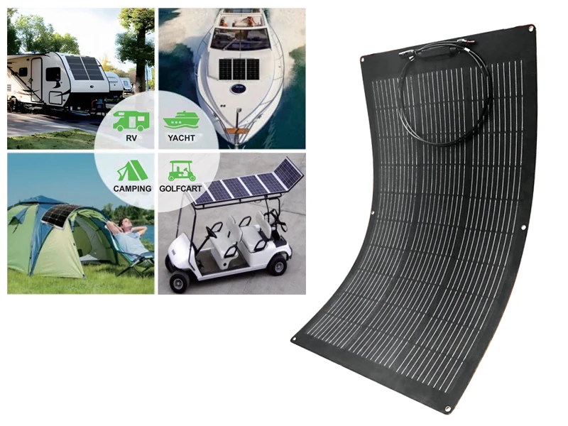 WOIMA Flexibel Solpanel 200W 17.1V 11.7A 1462x796mm - Ledextraljus.eu