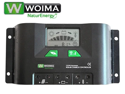 Woima Solcellsregulator PWM 12/24V 20A - Ledextraljus.eu