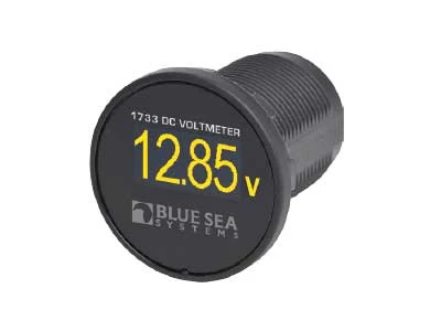 BLUE SEA Mini OLED Voltmeter 8-36V - Ledextraljus.eu