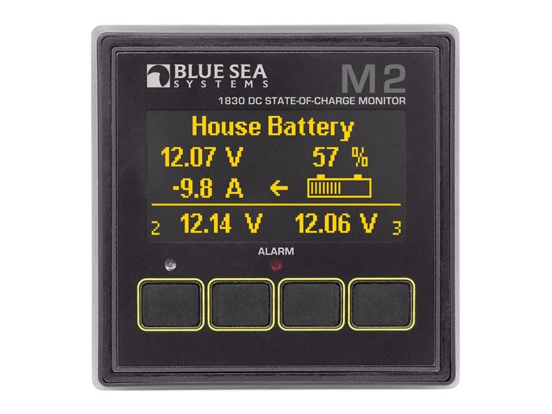 Blue Sea OLED Volt / Amperemeter M2 Oled 7-70VDC - Ledextraljus.eu