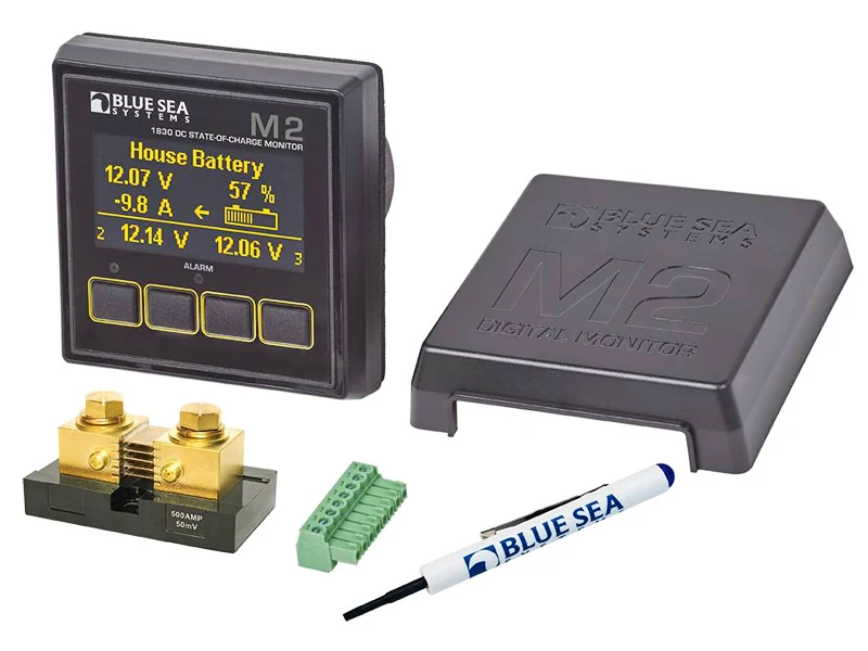 Blue Sea OLED Volt / Amperemeter M2 Oled 7-70VDC - Bild 3