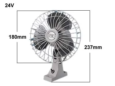 Oscillerande Fläkt 24V - 152mm - Ledextraljus.eu