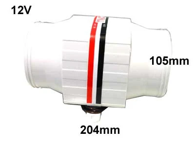 Tunnel Fläkt 12V - 4'' - Ledextraljus.eu