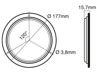 Autoline LED Innerbelysning 39 LED 12-24V 1308lm Ultra Slim Dimbar - Bild 3