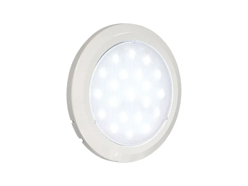 LED-kupébelysning rund med strömbrytare 12-24V, ø 160 mm - Bild 2
