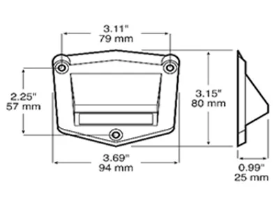 LED Steg- och Instegsbelysning 126 lm 9-32V IP69K - Bild 2