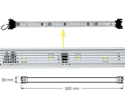LED Innerbelysning 600lm 9-16V 500x30mm för Fordon och Lastbilar - Bild 2