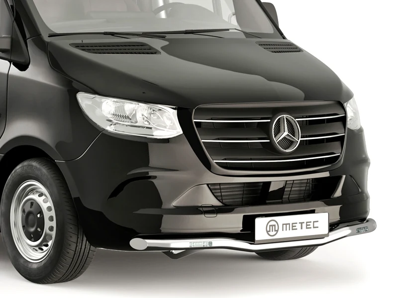 Spoilerbar Polerad Front för Mercedes-Benz Sprinter, Ö 60.00mm - Ledextraljus.eu