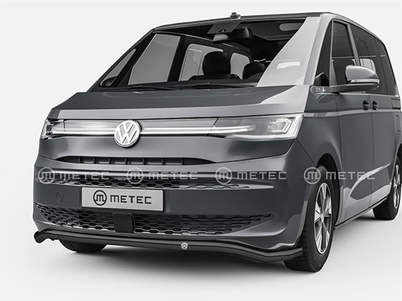 Spoilerbar Svart Front för Volkswagen Multivan (T7), Ö 60.00mm - Ledextraljus.eu