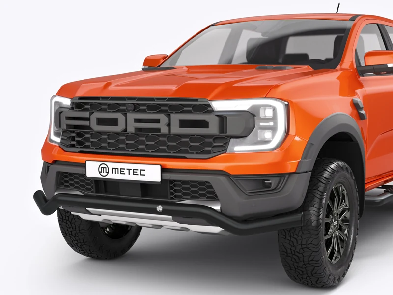 Spoilerbar Svart Front för Ford Ranger (IV) - Ö 60.00mm, Standard - Ledextraljus.eu