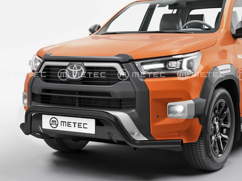 Spoilerbar Svart Front för Toyota Hilux, Ö 60.00mm - Ledextraljus.eu