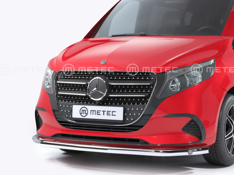 Spoilerbar för Mercedes-Benz V, polerad - Ledextraljus.eu