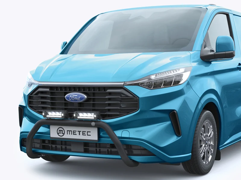 Lampfäste Eurobar Målat Svart för Ford Transit Custom (V710), Ö 60.00mm - Ledextraljus.eu