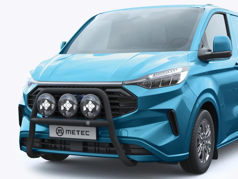 Lampfäste Nordicbar Målat Svart för Ford Transit Custom (V710), Ö 60.00mm - Ledextraljus.eu