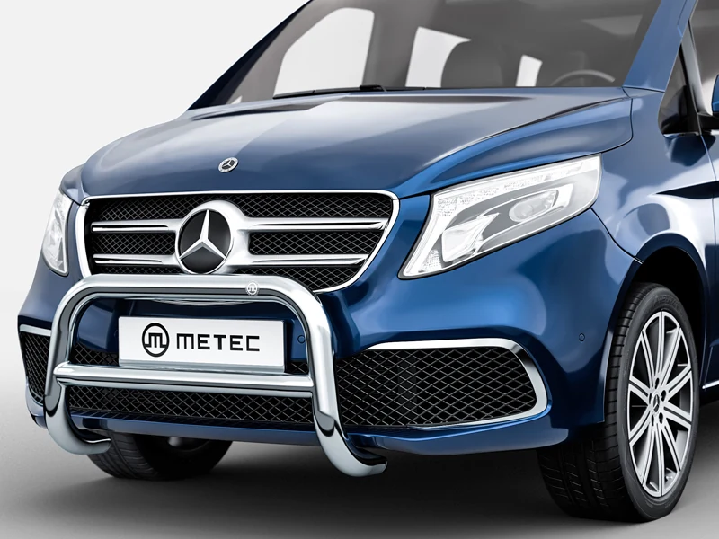 Lampfäste Eurobar för Mercedes-Benz V (2019–), Polerat - Ledextraljus.eu