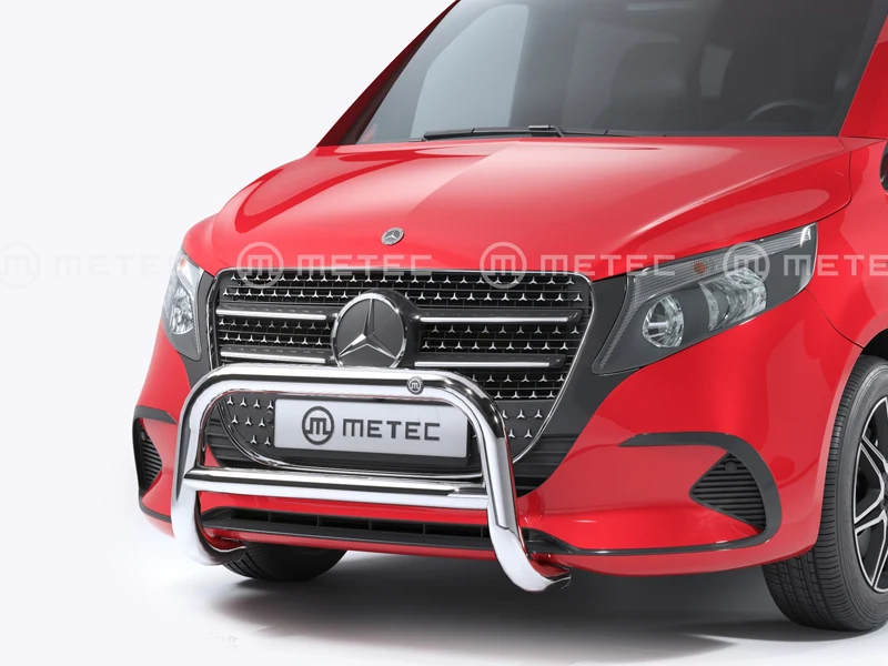 Lampfäste Eurobar för Mercedes-Benz V (2024–), Polerat - Ledextraljus.eu