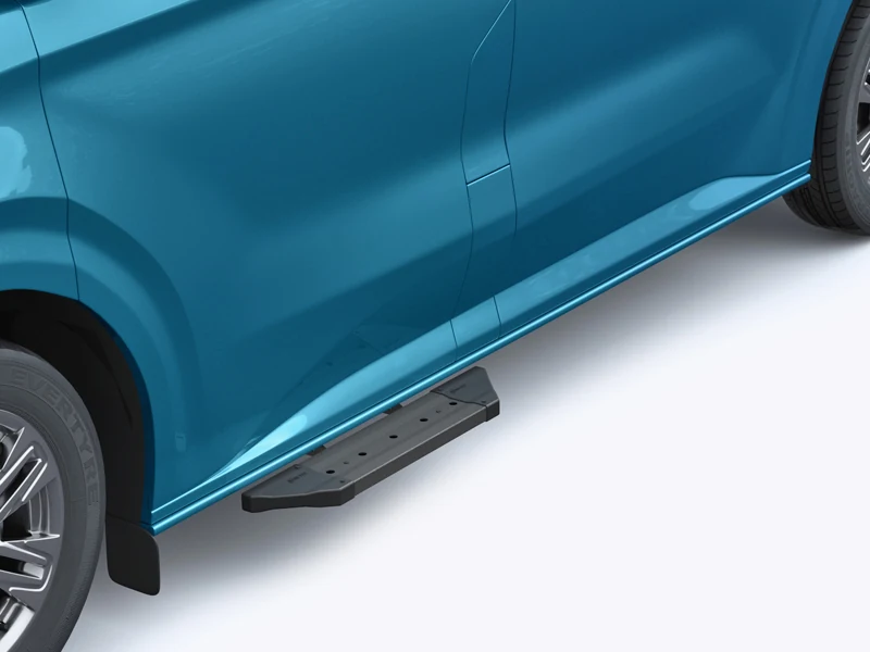 Running Board PROBLACK för Ford Transit Custom (V710), Bakdörr - Ledextraljus.eu