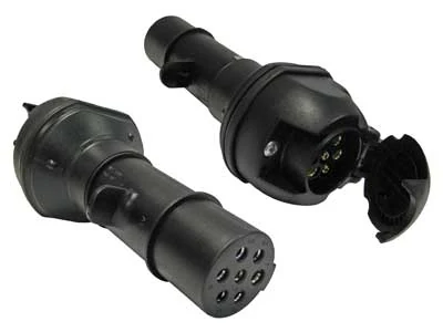 Universal spänningsomvandlare 24V till 12V NATO 7-polig - Ledextraljus.eu