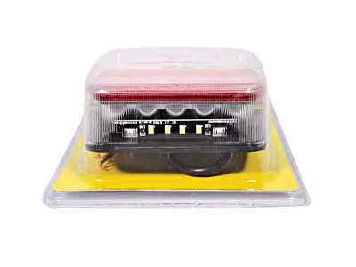 BL LED-Bakljus Multifunktion 12V 100x100mm med E-godkännande - Bild 2