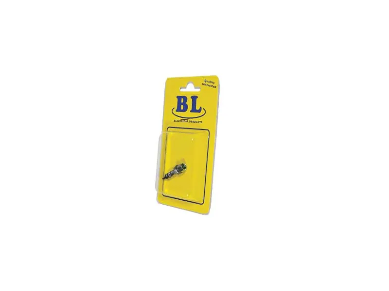 BL LED-kontrollampa grön 12V, krom, ø 8 mm
