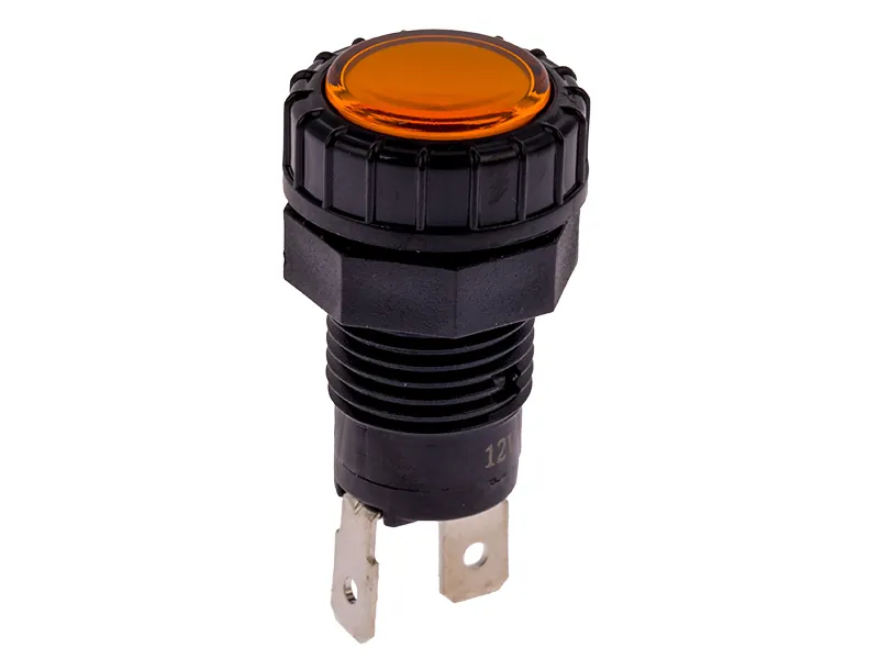 C-PWR LED-kontrollampa orange 12V för 17 mm hål - Ledextraljus.eu
